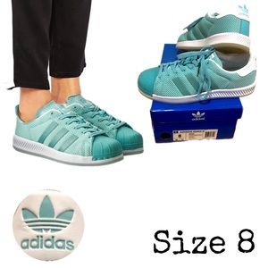 adidas superstar bounce blue